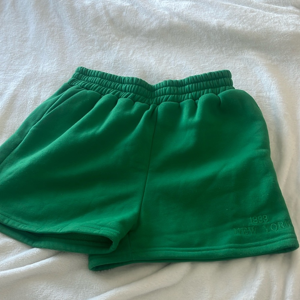 Shein Green Sweatshorts